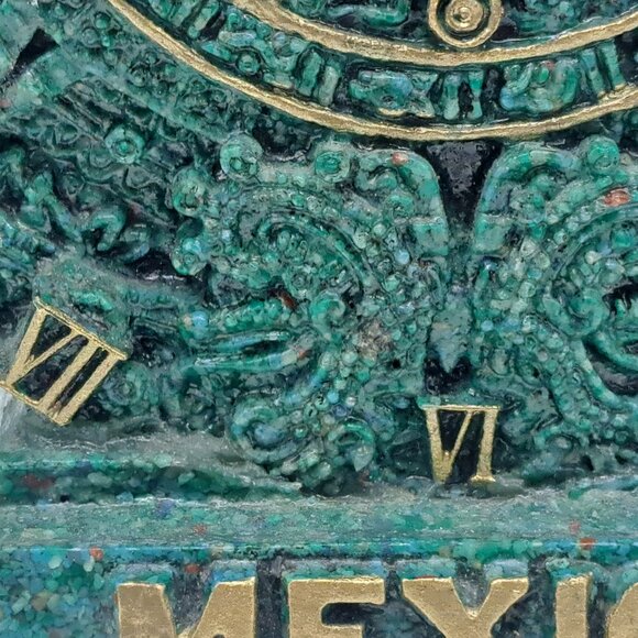 Malachite Mayan or Aztec Calendar - Picture 10 of 11